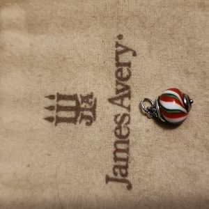 James avery Christmas colored glass bead charm